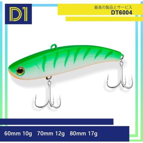 D1 fishing vib lure sinking Koume 80 Bending Knife Crankbait Vibration 80mm/17g Wobbler Fishing Tackle for pike bass