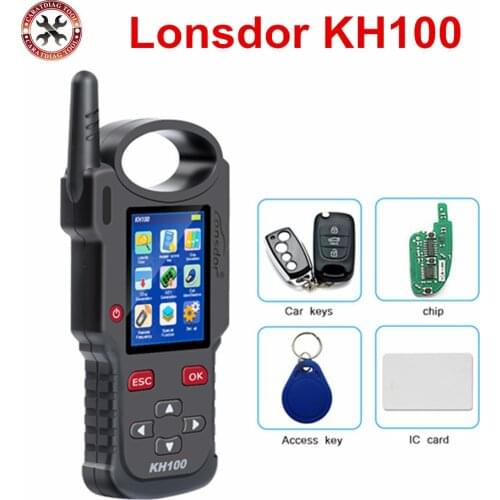 Lonsdor KH100 Hand-Held Remote Key Programmer Simulate Chip/Generate Chip/Identify Copy/Remote Frequency/Access Control Key