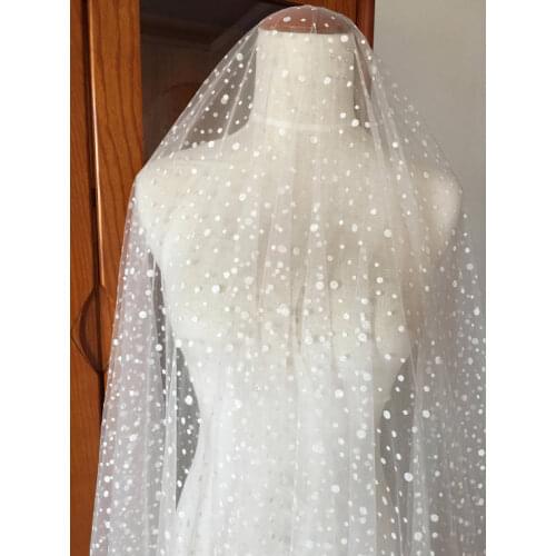 2 M Spray Bridal Wedding Dress Lace Fabric Luxury Evening Dress For Wedding dress fabric Spray Giltter Tulle Fabric