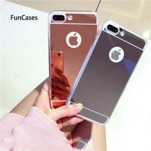 Luxury Colorful Mirror Effect TPU Case For iPhone 5 5S SE 6 6S 7 8 6S 7 Plus 5.5 X Xs Max Xr Back Soft Clear Fashion Phone Case