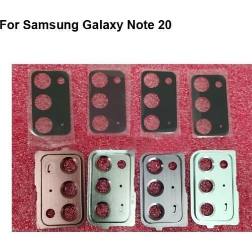 High Quality For Samsung Galaxy Note 20 Rear Back Camera Glass Lens +Camera Cover Circle Housing Galaxy20 Note SM-N9810