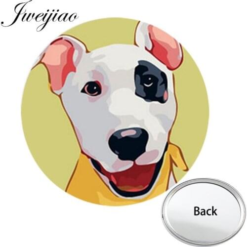 Youhaken Dogs Beagle retriever pug bulldog boxer Chihuahua One Side Flat Mini Pocket Mirror Makeup Hand Travel Purse Mirror