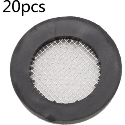 20pcs Seal O-Ring Hose Gasket Flat Rubber Washer Filter Net for Faucet Grommet