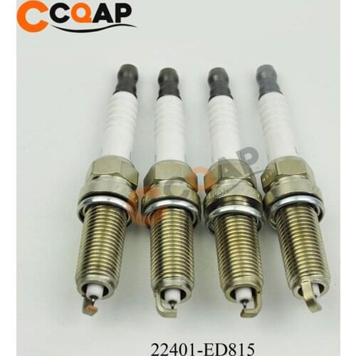 4pcs/lot Iridium Spark Plug 22401-ED815 22401-EW61C 22401-CK81B 224015M015 22401JA01B 22401-1P116 for Nissan Versa Altima Maxima