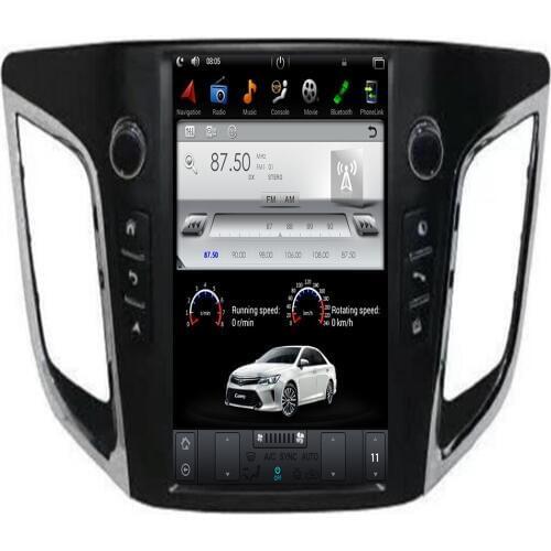 Car PC PAD Tesla Style Multimedia Player Android 9.0 7.1 six core GPS Navigation For Hyundai iX25 Creta 2014 2015 2016 2017