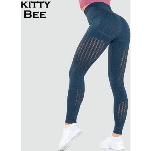 Yoga Seamless Leggings Sport Women Fitness Elastic High Waist Sport Yoga Pants Knitted Athletic Running Gym Leggings Sports Wear