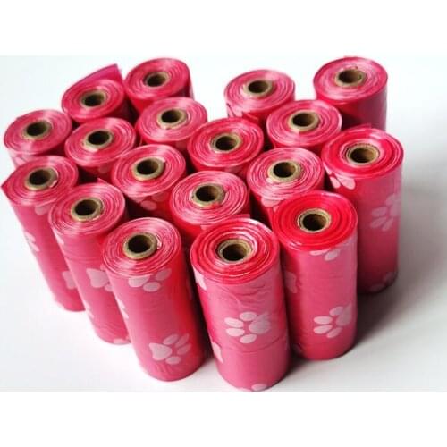 Biodegradable pet waste bags Outdoor Carrier Biodegradable Clean-up Waste Pick Up Clean Bag For Cats Dogs