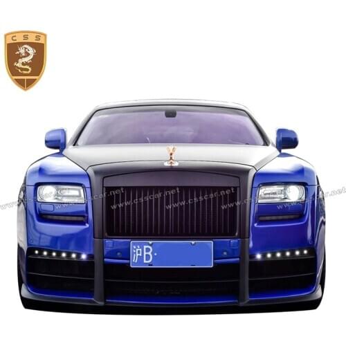 For Rolls-Royce Ghost CSS Design Fiberglass Body Kit for Front Rear Bumper Side Skirt Rear Wing Car Accessories Decoration 00480