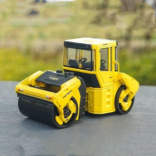 1/50 alloy die-casting Bomag road roller construction machinery simulation model adult collection childrens toys gifts