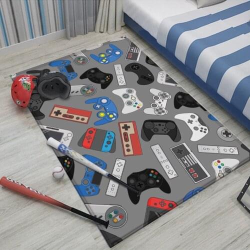 DropShipping Cartoon Kid Flannel Carpet Non-Slip Carpet for Living Room Study Mat Absorbent Washable Area Rugs Bedroom HomeDecor