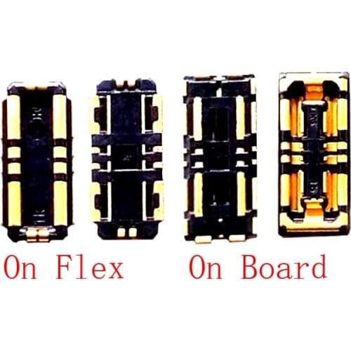 2Pcs FPC Battery Flex Clip Connector For Huawei Nova6 Nova 6 SE P40 Lite P40Lite Mate30 Mate30 Pro V30 V30Pro Contact lug