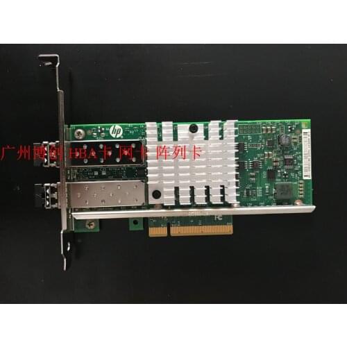 For HP Gigabit fiber optic network card 665249-B21 560SFP+ 669279-001 with module X520 network card