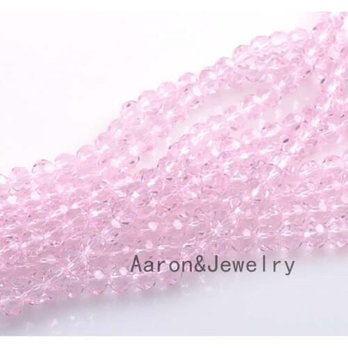 6mm (about 100pcs) Faceted Glass Austria Crystal bead Tapered Loose Spacer Beads For Jewelry making TRS0138-6