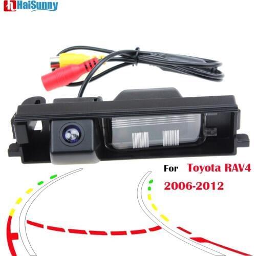 HaiSunny Intelligent Dynamic Trajectory Tracks Rear View Camera For Toyota RAV4 2006 2007 2008 2009 2010 2011 2012
