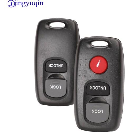 Jingyuqin 5 Replacement 2/ 2+1 3 Button Remote Car Key Shell Housing Case Fob for Mazda 2 3 6 323 626 MPV Protege