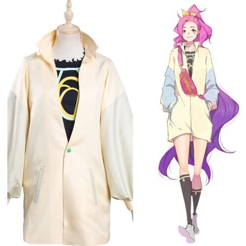 Game LOL KDA Groups Seraphine Cosplay Costume Coat T-shirt Outfits Halloween Carnival Women Suit sportswear autumn girl dress