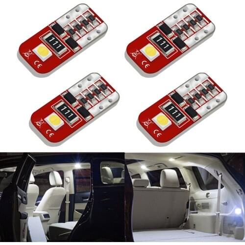 4Pcs Canbus T10 W5W LED Bulb Car Interior Reading Lights For Volvo XC90 S60 CX60 V70 S80 V40 V50 S40 XC70 V60 C30 XC40 C70 V90