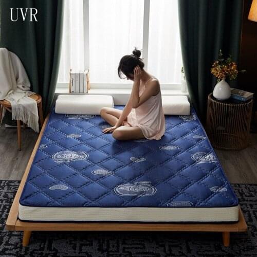 UVR The New Thai Latex Mattress High Density Helps Sleep Tatami Bed Mat Single Double Home Comfortable Floor Mat King Full Size