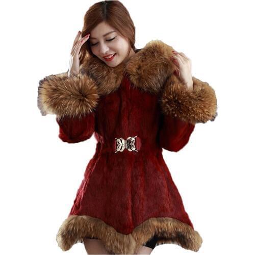 Faux Fur Coat Women 2020 White Wine Red S-4XL Plus Size Autumn Winter Korean Fashion Clothing Black Faux Fur Jacket LR515