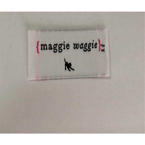 Custom Brand Garment Woven Label Clothing main label