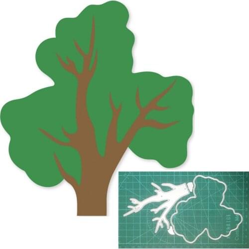 Craft dies big tree metal cutting dies cut die mold decoration Scrapbooking dies knife mould blade punch stencils dies new 2021
