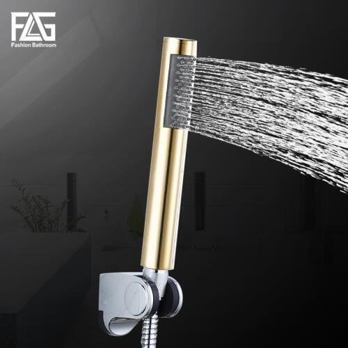 Hand Shower,Hand Held Shower Head Bathroom Faucet Accessories Products Surface Brass Gold Finished Round,Handheld Showerheads