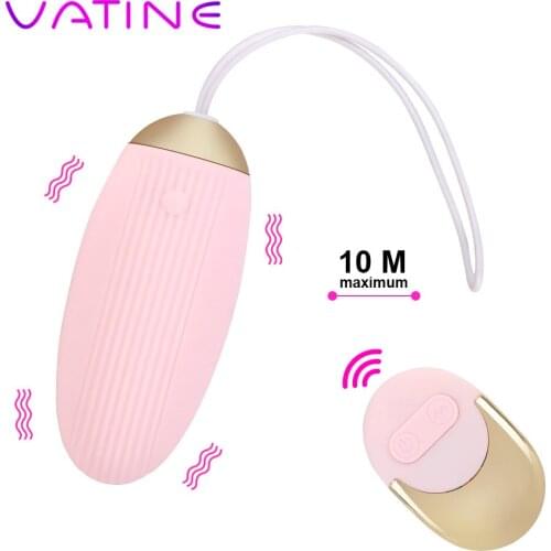 VATINE Dildo G-spot Massager Double Head Vibrating Eggs Clitoris Stimulator Sex Toys for Women Couples Remote Control