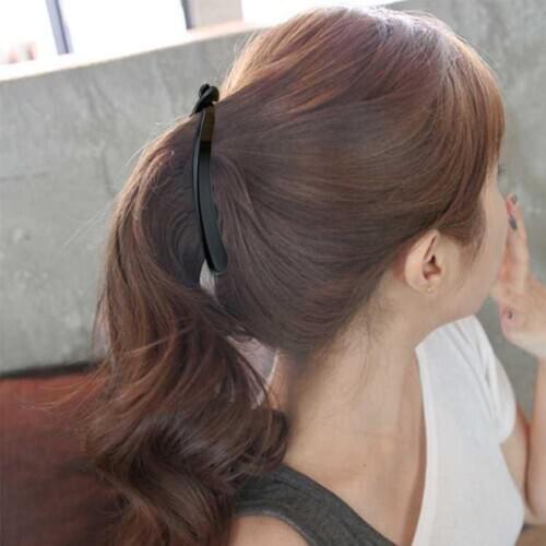 1pc Hair Claws Clip Fish Shape Banana Barrettes Black Accessories Hair Accessories Hairpins Hair Clip Clamp For Women Hair T6Z0