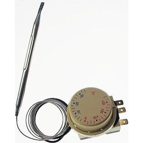 1PCS 220V 16A Thermostat Knob Refrigerator Temperature Switch Controller Probe