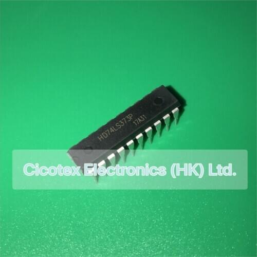 10pcs/lot HD74LS373P DIP-20 HD74LS 373P HD 74LS373 P Octal D-type Transparent Latches(with three-state outputs) HD74LS373-P