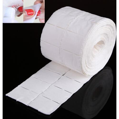 500pcs Nail Art UV Gel Polish Remover Cleanser Clean Pads Disposable Paper Wipes Nail Art Manicure Tools