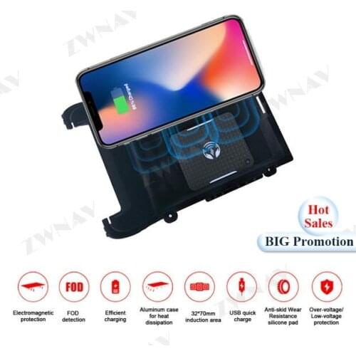 QI Car Wireless Charger Quick Charge For Audi A6 2019-2020 for Iphone XS XR MAX for Huawei P30 P40 Infrared Sensor Phone Holder