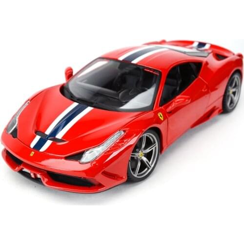 Bburago 1:18 458 Speciale Sports Car Static Simulation Die Cast Vehicles Collectible Model Car Toys