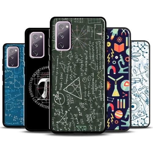 Symbol Math Science Physics Formulas Case For Samsung Galaxy S20 FE S10 S8 S9 Plus S10e Note 10 Plus Note 20 Ultra S21 Cover