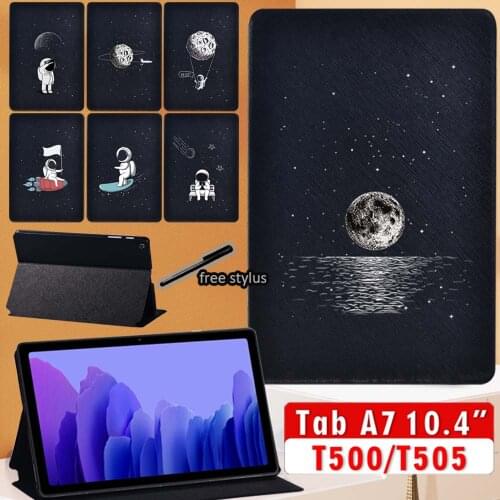 For Samsung Galaxy Tab A7 2020 SM-T500 SM-T505 Case 10.4 Inch PU Leather Tablet Case for Galaxy Tab A7 T500 T505 Cover