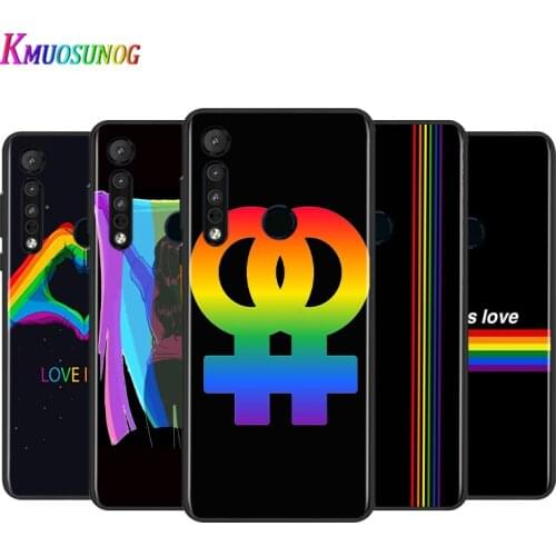 Gay Lesbian LGBT Rainbow Pride For Motorola G9 G8 G Stylus Power One Fusion Hyper Edge E7 E6 5G Plus Play Lite Phone Case