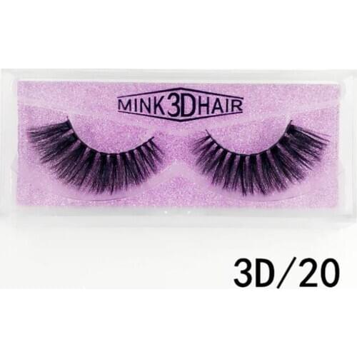 LOSUNNY 60 Pcs 3D Mink Eyelashes Eye makeup Mink False lashes Soft Natural Thick Fake Eyelashes maquillaje makeup