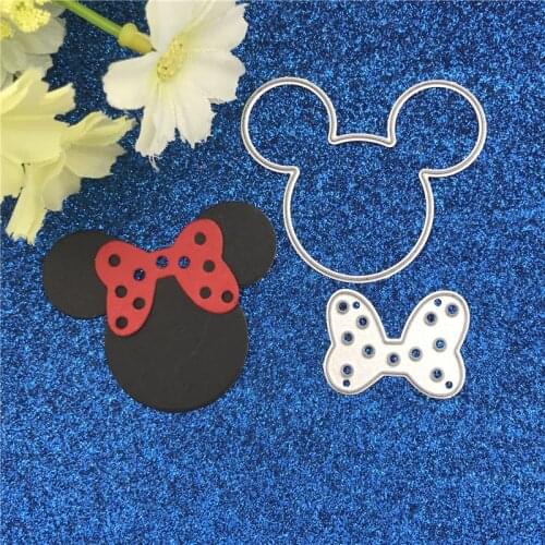 Metal Cutting Dies Cute bow Stencils for DIY Scrapbooking Album Paper Card Decorative Craft