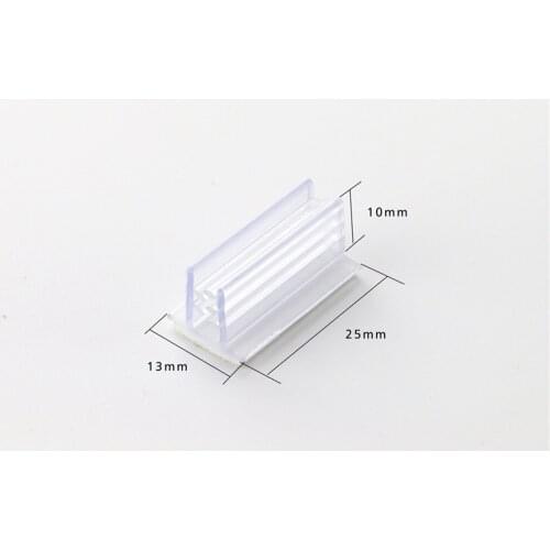 Table Price Tag Holders Adhesive Backing With Tooth-like Gripper Flush Mount Clip Wall Shelf Talker Rack Flag Label Card Sign