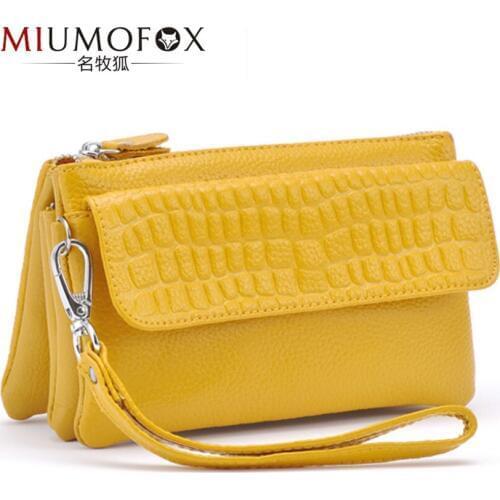 New Bags for Women 2020 Crossbody Bags Day Clutches 100% Genuine Leather Multifunctional Shoulder Bag Coin Purse Evening Handbag