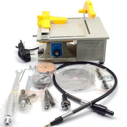 New Multifunction Desk Cutting Grinding Polishing Carving Machine with Big Countertop Jade Wood Jewelry Tool and Equipment