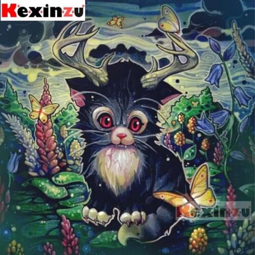 New product 5D DIY Full Square Drill new Diamond Painting"Horror animal"3D Embroidery Rhinestone Cross Stitch 5D Home Decor K#4