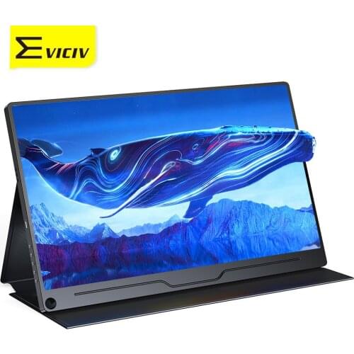 17.3" EVICIV 4K Portable Monitor 3840x2160 Ultra HD USB C LCD Display For Samgsung DEX Easy Projection Xbox Switch PS4 Gaming