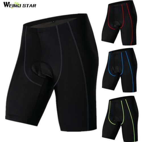 Weimostar Pro Team Cycling Shorts Men Sponge Pad Shockproof Downhill MTB Bike Shorts Outdoor Sport Tight Riding Bicycle Shorts