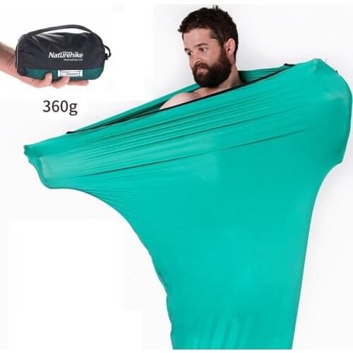 High Quality Outdoor Travel High-elastic Sleeping Bag Liner Ultra-light Portable Hotels Anti-dirty Bed Sheets Adults -40