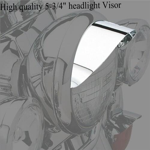 Aftermarket free shipping motorcycle parts Headlight Visor 5.75" 5-3/4" Headlight for Harley davidson Sportster Softail Dyna