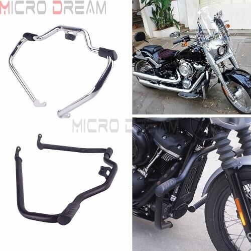 Motorcycle Highway Engine Guard Crash Bar For Harley Softail Slim FLSL Heritage Classic 114 FLHCS Sport Glide Fat Bob Street Bob