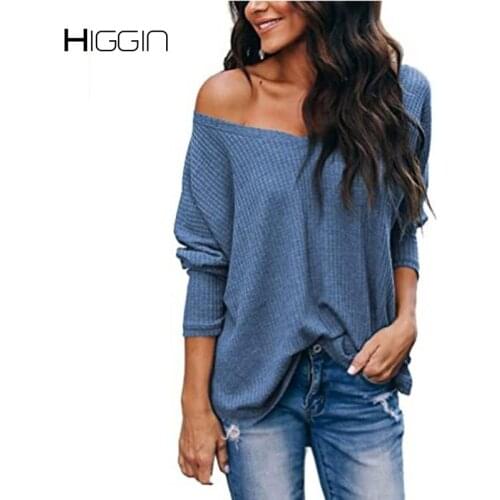 3XL Long Sleeve Casual T-Shirt Women Soild V-Neck Loose Tee Tops Autumn Plus Size Female Fashion T-Shirt Streetwear 2021 New