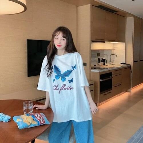 Футболка Harajuku Print Black Crop Women T-shirts Goth Streetwear Short Sleeve Top Tee Female Kawaii y2k mujer gothic shirt van