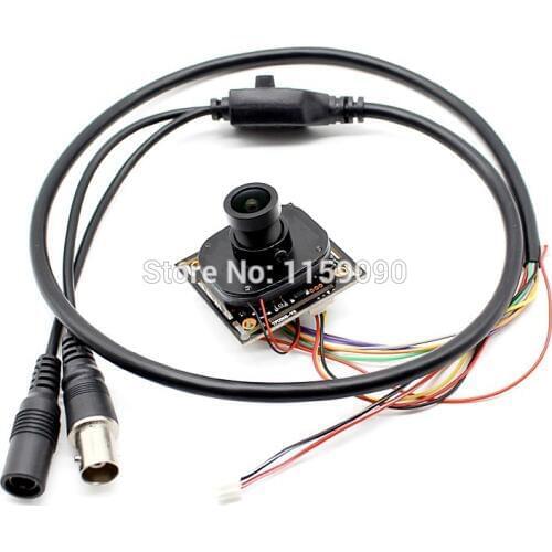 1/2.9" HD 1080P 2mp AHD TVI CVI CVBS 4in1 CCTV Camera Module CMOS PCB mainboard with OSD cable lens